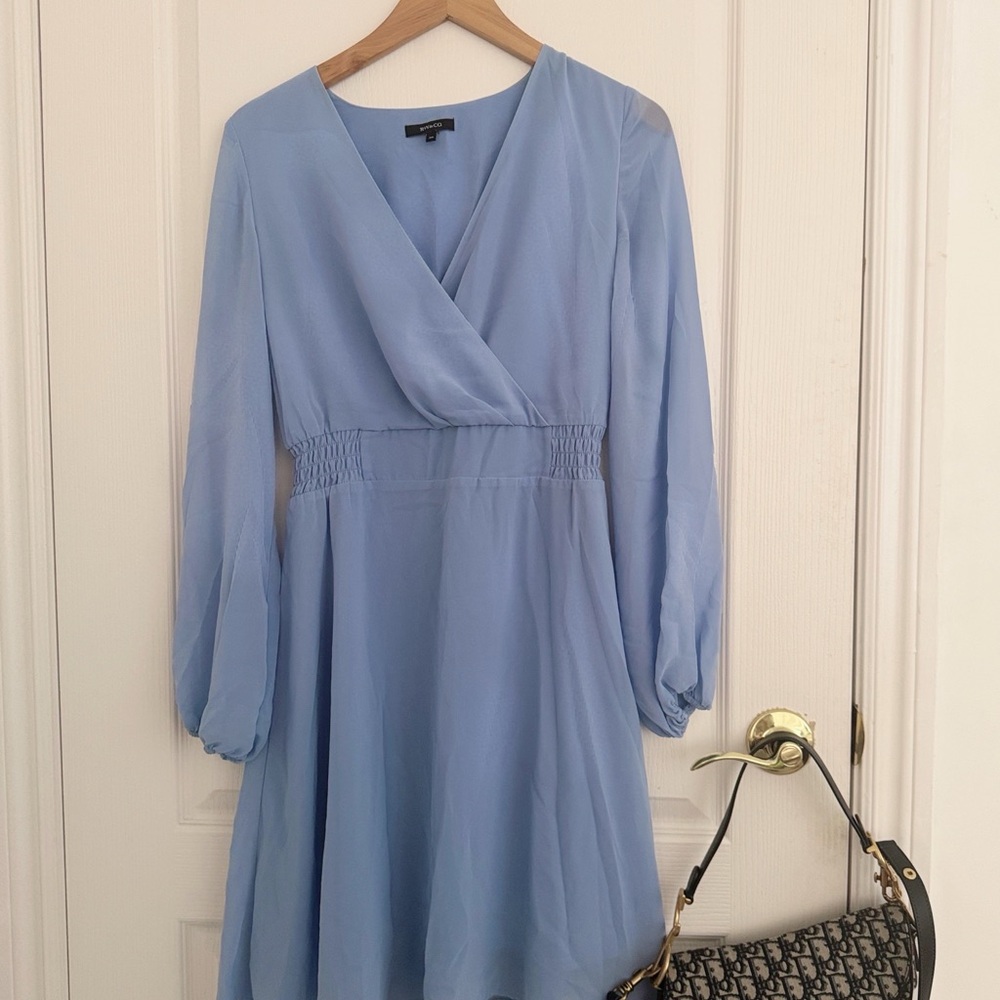 (2 for $30)Elegant Blue Women's Dress